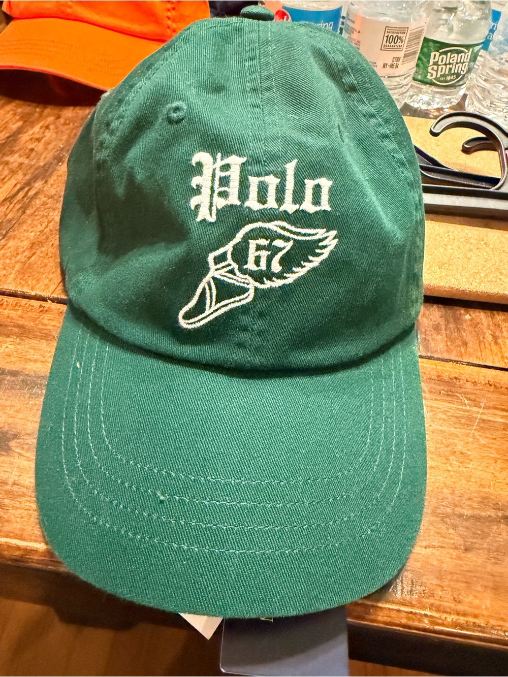 Polo by Ralph Lauren 67 Embroidered Green Baseball Cap